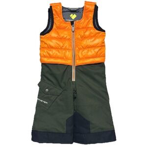 Obermeyer Chilkat Snow Bibs I-Grow Size 1 Toddler XS Kids Insulated Ski Pants